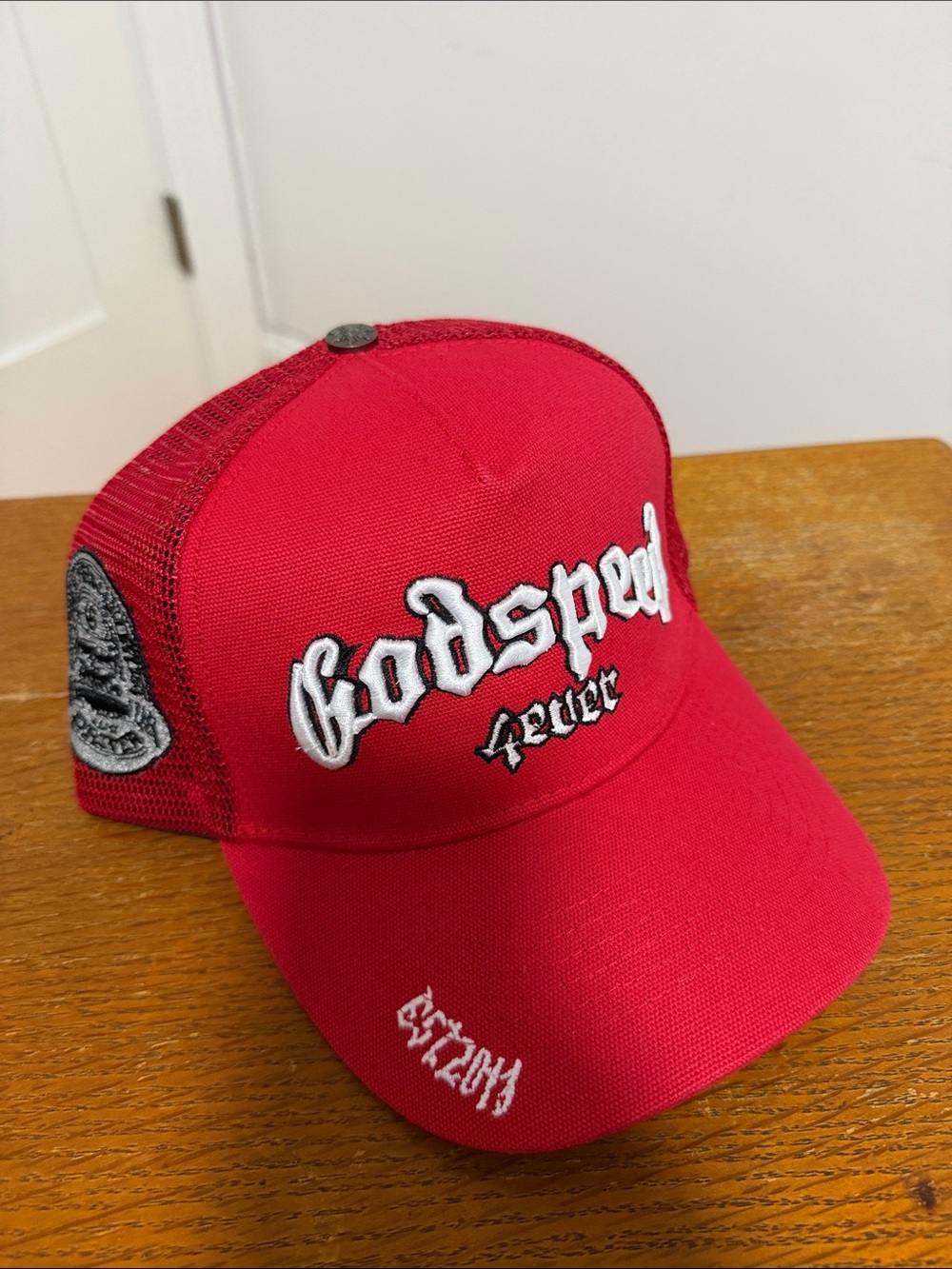Godspeed Red Trucker Cap